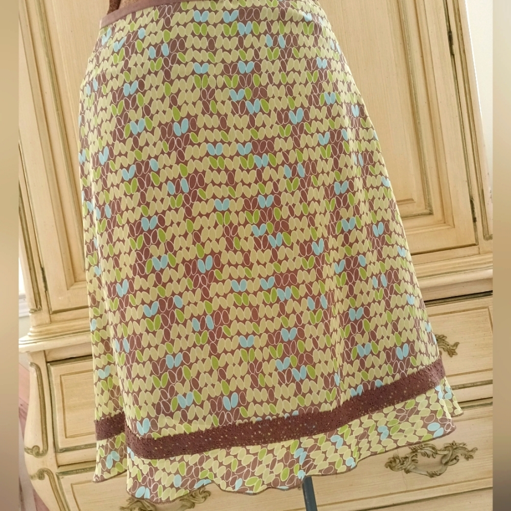 Vintage NWT, " SIGRID OLSEN" Adorable Retro Design  Skirt!